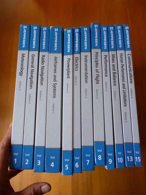 Jeppesen JAA ATPL Aviaton Flying Training Manuals x 12. NEW . Edition 2.  HUGE LOT.